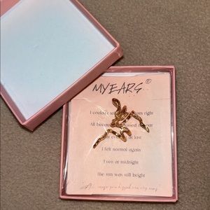 MYEARS Women Ear Cuff Earrings Gold Non Pierced Cartilage